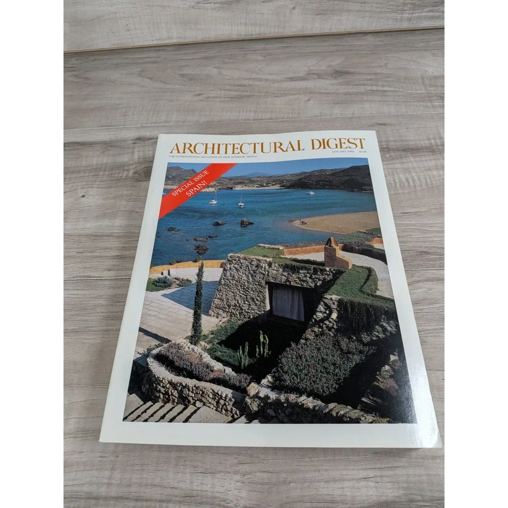 ARCHITECTURAL DIGEST MAGAZINE Year 1992 90s LOT OF 5